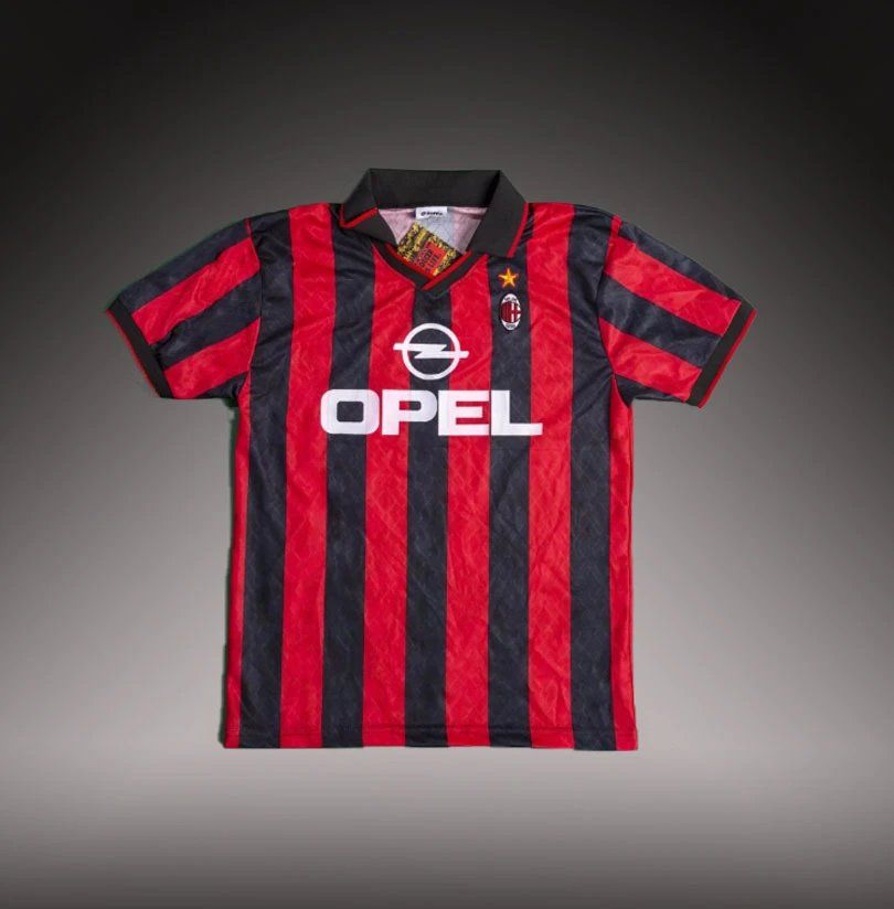 adidas AC Milan Home Jersey 1995-96 Red/Black