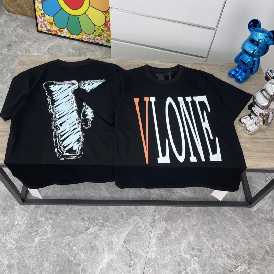 vlone t-shirt black t-shirts